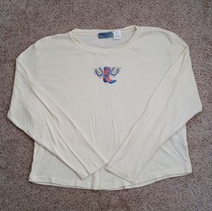 ✨️5 For $20- Wrangler Blues Boot Long sleeve